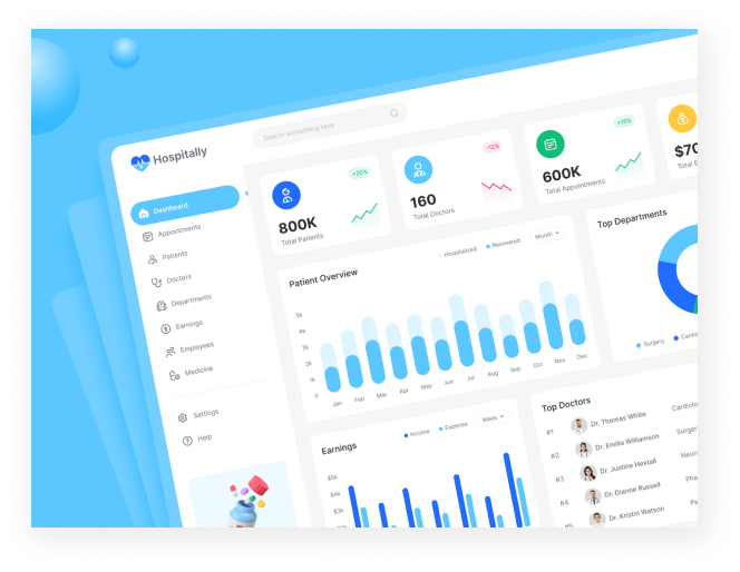 Admin Dashboard Design